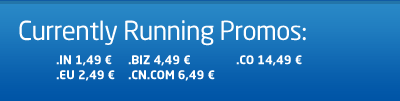 Currently Running Promos